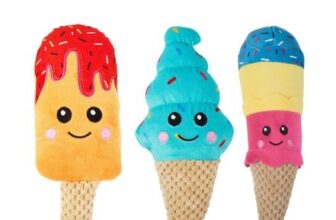 My Pets Summer Plush Dog Toy – Ice Cream Assorted