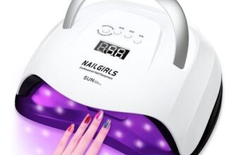 NAILGIRLS 168W UV LED Nail Lamp with 4 Timers
