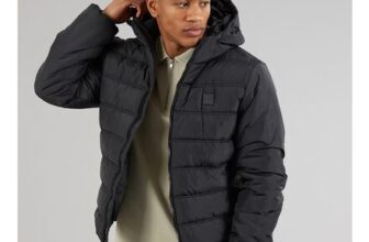 NICCE Mens Bluster Hooded Padded Coat Black