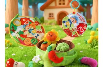 NIEBYI Soft Montessori Vegetable Garden Plush Toy, 6-12 Months