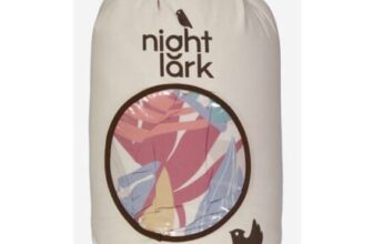 NIGHT LARK Double Multicoloured Sunset Palms Coverless Duvet Set