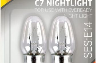NIGHT LIGHT BULBS 7W E14 NIGHTLIGHT BULB LAMP PACK OF 2 (packaging may vary)
