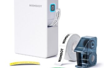 NIIMBOT N1 Bluetooth Label Maker Machine, Thermal Transfer Technology, Permanent Label, 12mm Printing Width, Versatile APP Editing, Support Color Printing