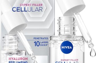 NIVEA Cellular Expert Filler Hyaluron Acid Replumping Serum (15 ml), Anti-Ageing Face Serum for Visibly Smoother, Hydrated and Supple Skin, Dermatologically Approved Hyaluronic Acid Serum, Mini Size