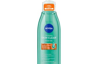 NIVEA Derma Skin Clear Wash Gel (150ml), Deep Cleansing Face Cleanser Gel, Salicylic Acid & Niacinamide (S&S £2.25)