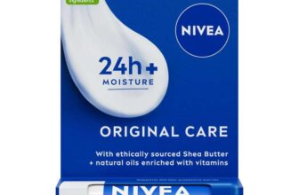 NIVEA Lip Balm Original Care (4.8g) Lip Balm Deeply Hydrates Lips for 24h, with 100% Natural Origin Ingredients £1.20/£1.13 S&S
