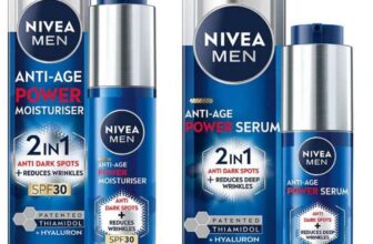 NIVEA MEN Anti-Age Power Moisturiser SPF30 50ml / Anti-Age Power Serum 30ml Free C&C