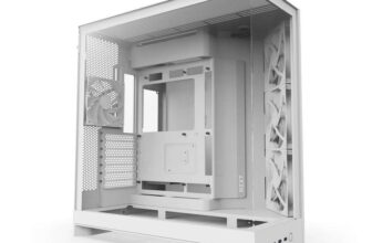 NZXT H9 Flow (2025) Large Dual-Chamber ATX Mid-Tower Airflow PC Case, White