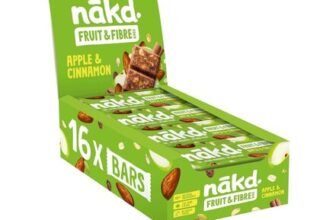Nakd Fruit & Fibre – Apple & Cinnamon 16 X 44g