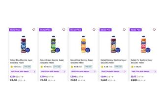 Naked Smoothies 750ml – Five Varieties (Nectar Price)