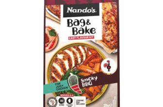 Nandos Smokey BBQ Bag & Bake, 20g