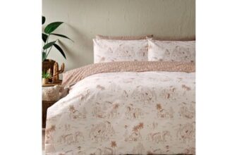Natural Cowboy Toile Duvet Set.