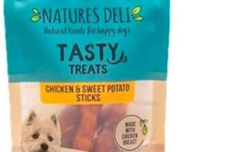 Natures Deli Chicken and Sweet Potato Sticks Dog Treats, 100g