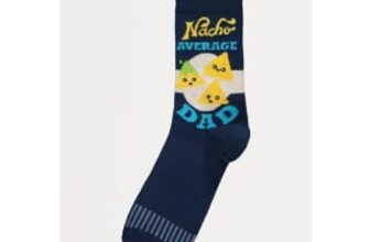 Navy Nacho Average Dad Ankle Socks