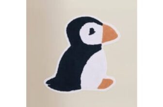 Navy Puffin Rug