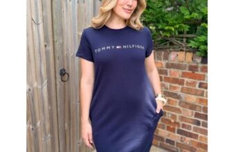 Navy Tommy Hilfiger T Shirt Dress