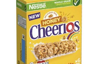 Nestl Honey Cheerios Cereal Bars, 6 X 22 G
