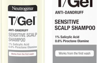 Neutrogena T/Gel Anti Dandruff Shampoo for Sensitive Scalp (1x 150ml), Daily Anti-Dandruff Shampoo with Salicylic Acid, Fragrance-Free, for Sensitive Skin to Fight Dandruff from First Wash