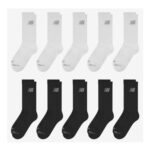 New Balance 10 Pack Cushioned Crew Socks