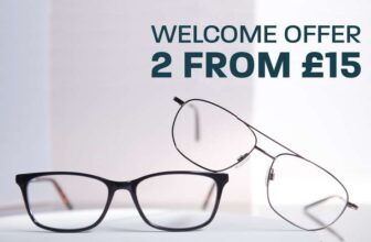 New Customer Welcome Offer – 2 pairs of glasses with email sign up