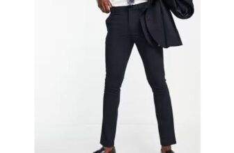 New Look Super Skinny Suit Trouser in Navy