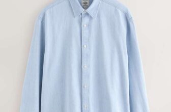 Next Mens 100% Cotton Bleach Denim Summer Shirt – Sizes XS – 5XL – Free Click & Collect