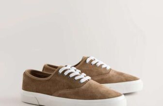 Next Mens Premium Suede Shoes (Brown / Sizes 6.5-11.5) – Free Click & Collect