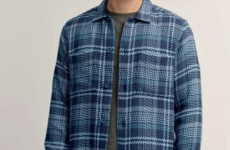 Next Navy Blue Check Twill Shacket Sizes XS-2XL Free C&C