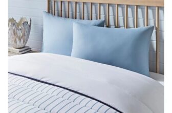 Night Lark Ticking Stripe Coverless Duvet Set