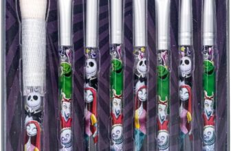 Nightmare Before Christmas 8-Piece Makeup Brush Set for Girls