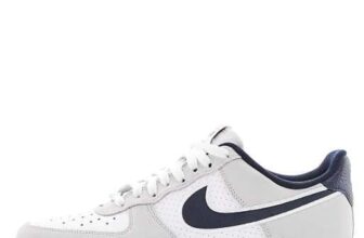 Nike Air Force 1 07 LV8 Trainers in Grey and Navy – Sizes 3 / 3.5 / 4