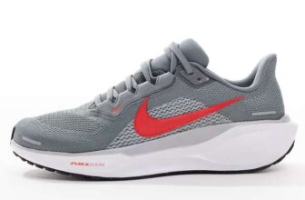 Nike Running Air Zoom Pegasus 41 Grey/Purple & Yellow – Sizes 5/5.5/6/6.5 w/code