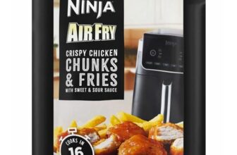 Ninja Air Fry Crispy Chicken Chunks & Fries with Sweet & Sour Sauce 380g
