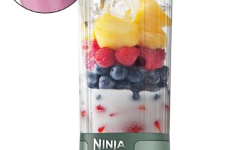 Ninja Blast Portable Blender, 530ml, Leakproof Lid & Sip Spout, Powerful Cordless Mini Blender, Rechargeable, Portable Smoothies, Protein Shakes, Blends Ice & Frozen Fruit, Forest Green, BC151UKEM