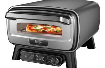 Ninja MO201UK Artisan Electric Outdoor Pizza Oven & Air Fryer – Grey