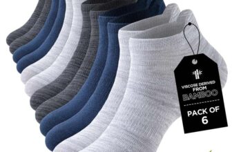 Niorasen Bamboo Trainer Socks for Men and Women 6 Pairs (Sizes: UK 5-8, 9-11, 12-15) – Sold by Niorasen Direct – UK FBA