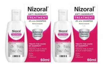 Nizoral Anti-Dandruff Shampoo 60Ml (Pack of 2)