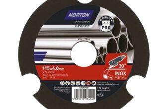 Norton A 60 T T29 Metal Grinding Disc 115mm (4.5) x 22.23mm (free click and collect)