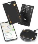 Novoo Tracker Card 2-Pack, Rechargeable Wireless Charging, Bluetooth Tracking Card, Waterproof (Only IOS) – Sold by Mbest EU / FBA