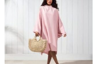 OHS Adult Towel Poncho – Blush Pink