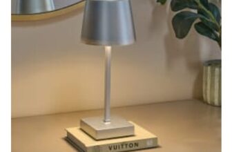 OHS Battery Operated Lamp – Silver