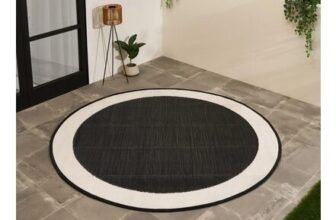 OHS Contrast Border Reversible Outdoor Rug