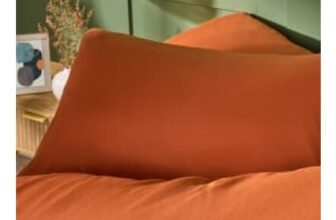 OHS Housewife Pillowcases, Rust – 2 Pack