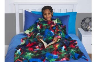OHS Kids Football Printed Wearable Blanket – Multi