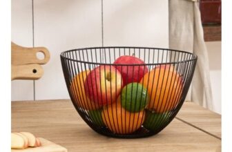 OHS Wire Fruit Basket – Black