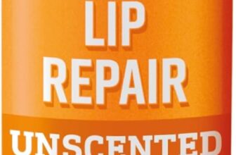 OKeeffes Lip Repair Unscented Lip Balm, 4.2g For Extremely Dry, Cracked Lips All-Day Moisture with 7 Moisturising Ingredients