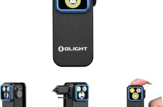 OLIGHT Oclip Pro 500 Lumens 3 Light Sources Clip on Torch, USB-C Rechargeable EDC Lamp with Magnetic Base – 6 Colours