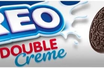 OREO Double Creme Vanilla Sandwich Cookies, 157 g (Pack of 1)
