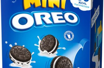 OREO Mini Vanilla Sandwich Biscuits Snack Packs, 114 g (Mulitpack of 6 x 19 g)
