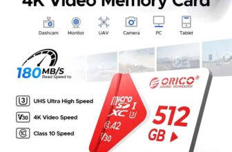 ORICO 180MB/S SDXC TF Card UHS-I U3 Class 10 V30 A1 Memory Card for 4K Video Recording with code – Orico Flagship Store